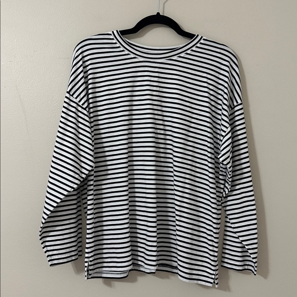 AYR The French Fry Long Sleeve Tee Black & White Piano Stripe Size XL - Picture 4 of 11